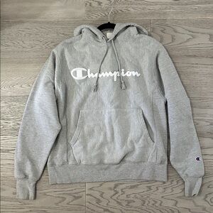 Champion Heather Gray Pullover Hoodie